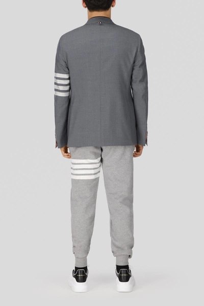 Shop Thom Browne Trousers In Gray