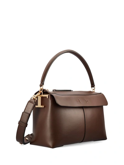 Shop Tod's Handbags In African Brown