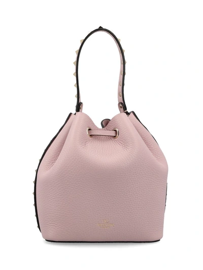 Shop Valentino Garavani Handbags In Water Lilac