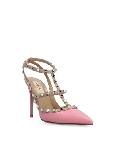 Shop Valentino Garavani Heeled Shoes In Candy Rose/poudre