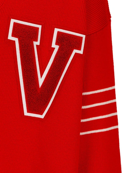 Shop Valentino Garavani Jerseys In Red