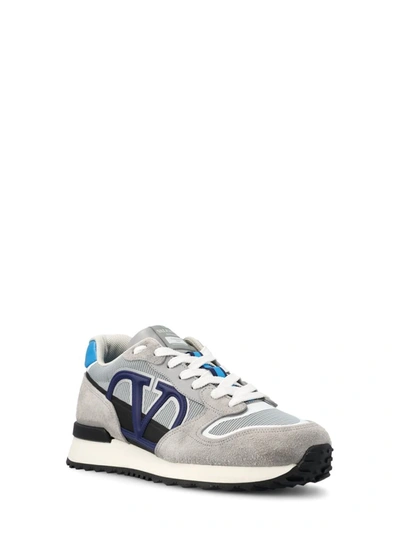 Shop Valentino Garavani Sneakers In Blue Delft
