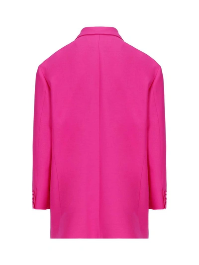 Shop Valentino Jackets In Pink Pp