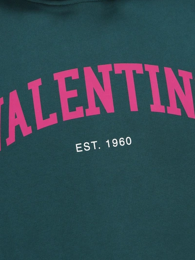 Shop Valentino Maglie In Green/pink Pp