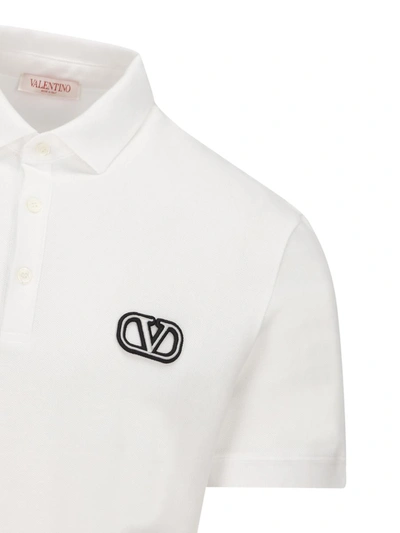 Shop Valentino T-shirt And Polo Shirt In White