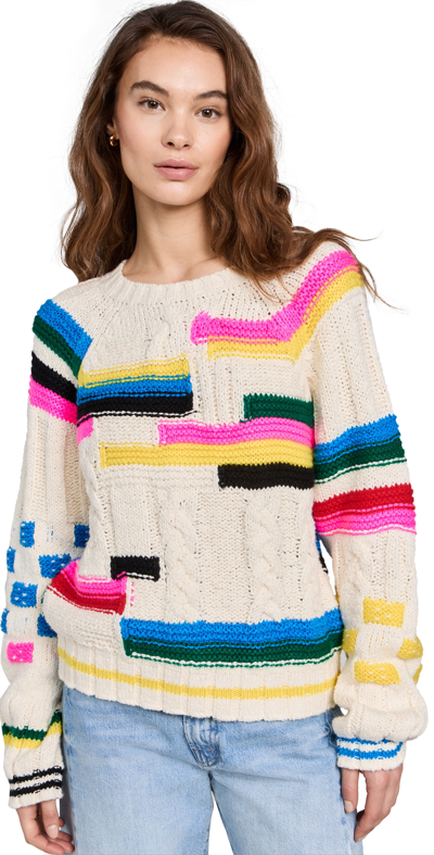 Shop Mother The Itsy Raglan Sweater Flash Of Light
