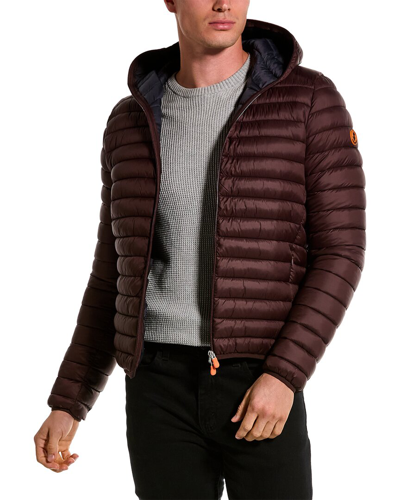Shop Save The Duck Donald Basic Puffer Jacket