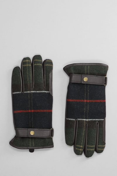 Shop Barbour Gloves In Black Polyester