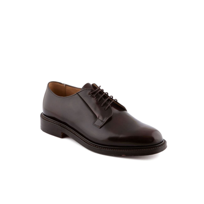 Shop Cheaney Brown Calf Shoe In Marrone