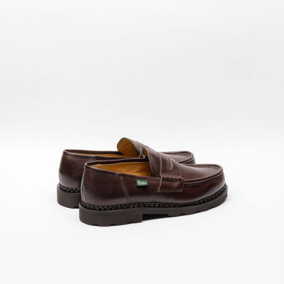 Shop Paraboot Brown Calf Loafer In Marrone