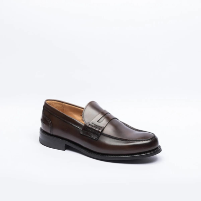 Shop Cheaney Dorking Ii Loafer Brown Leather In Mocha