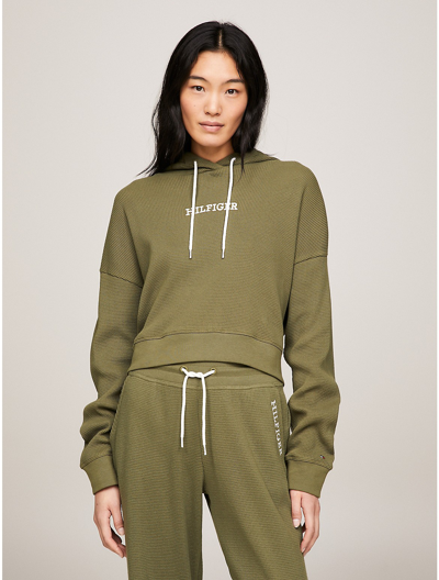 Green Tommy In Embroidered Putting Monotype Hilfiger ModeSens Hoodie | Lounge