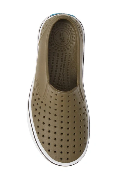 Native Shoes Miles Slip-on Sneaker In Utility Green/ Shell White