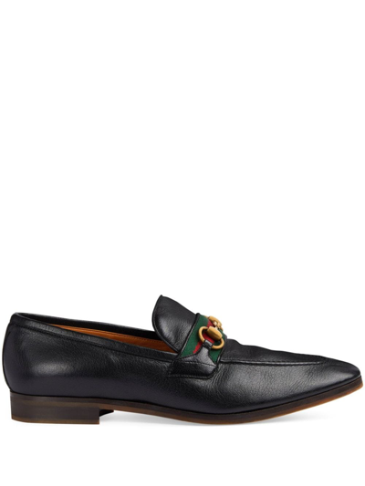 Shop Gucci Leather Moccasin