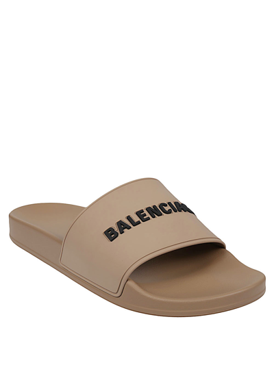 Shop Balenciaga Slipper With Logo