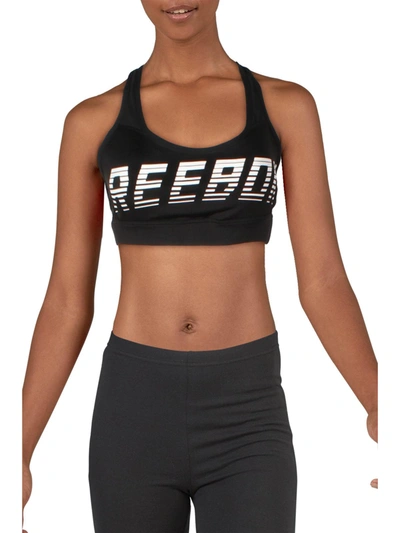 Shop Reebok Hero Racer Womens Medium Support Fitness Sports Bra In Multi