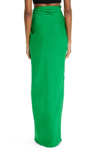 Gauge81 Paita High-rise Silk Wrap Maxi Skirt In Jungle