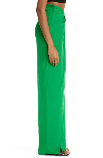 Gauge81 Paita High-rise Silk Wrap Maxi Skirt In Jungle