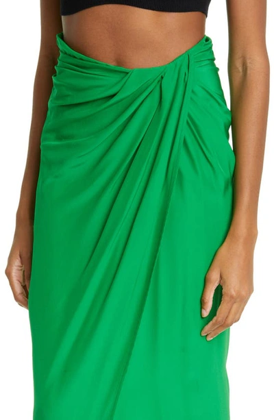 Gauge81 Paita High-rise Silk Wrap Maxi Skirt In Jungle