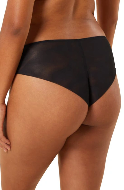 Shop Etam Amaryllis Cheeky Lace Panties In Black