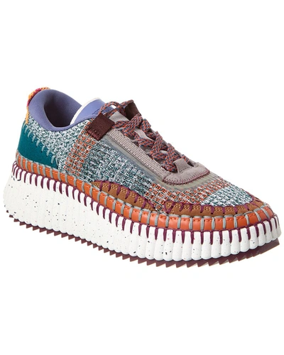 Shop Chloé Nama Sneaker In Multi