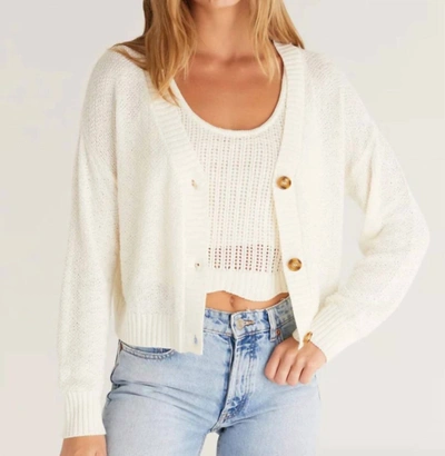 Shop Z Supply Marcy Cardigan In White