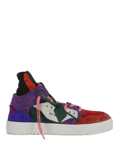 Shop Off-white Off-court 3.0 Multicolor Leather Sneakers
