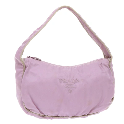 Shop Prada Synthetic Shoulder Bag () In Pink