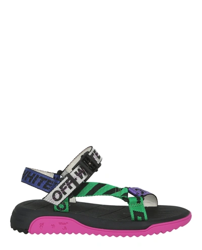 Off white multi hotsell strap micro sandals