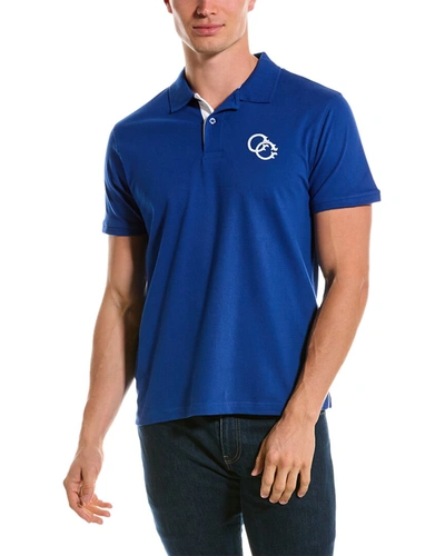 Shop Cavalli Class Polo Shirt In Blue