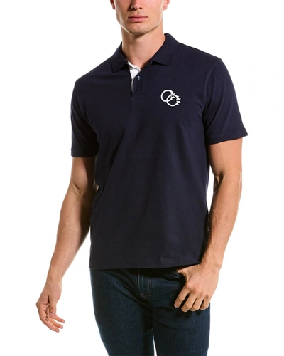 Shop Cavalli Class Polo Shirt In Blue