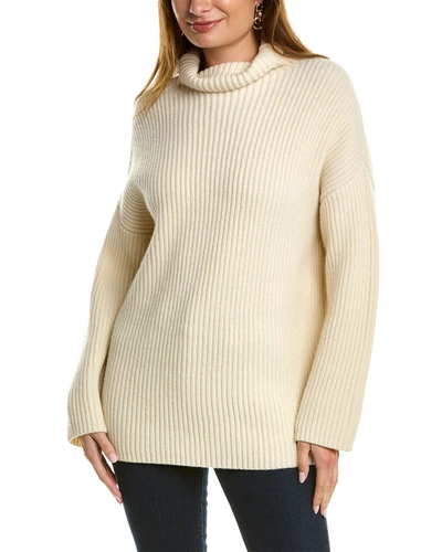 Shop St John Fisherman's Rib Wool & Cashmere-blend Sweater In White