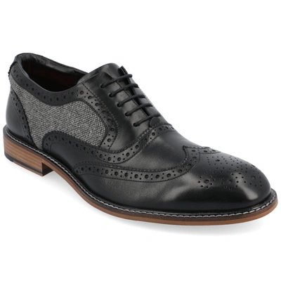 Thomas & Vine Alister Wingtip Oxford In Black