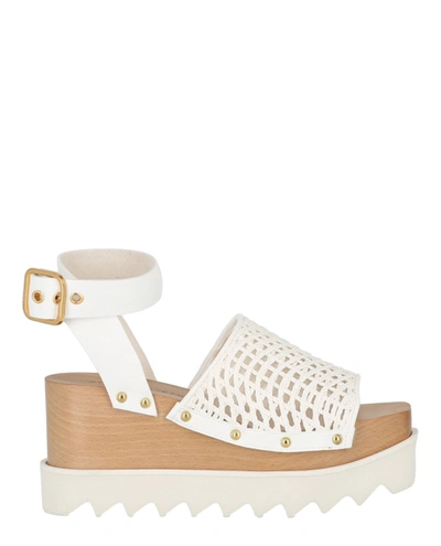 Shop Stella Mccartney Platform Sandals In White
