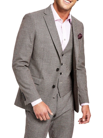 Shop Bar Iii Mens Slim Fit Suit Separate Two-button Blazer In Multi