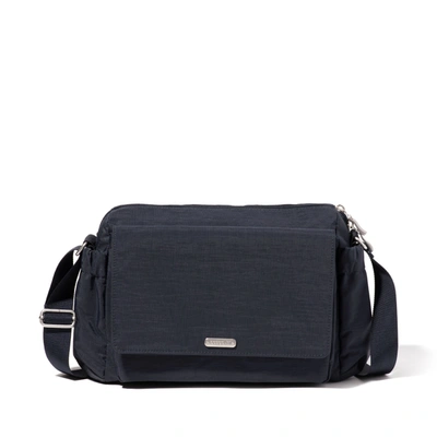 Baggallini Daily Machine Wash Messenger Bag In Blue
