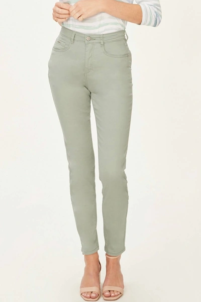 Shop Fdj Suzanne Slim Straight Leg Jeans In Lilypad In Multi