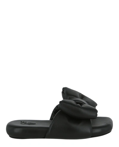 Shop Off-white Nappa Extra Padded Slipper In Black