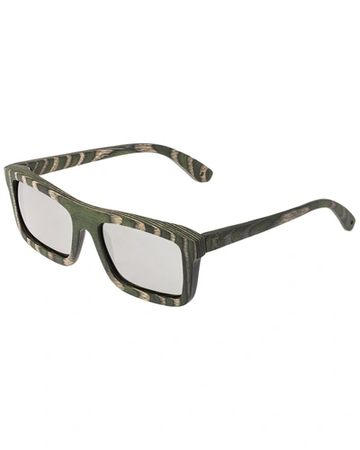 Shop Spectrum Unisex Garcia 37x53mm Polarized Sunglasses In Green