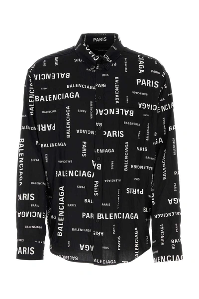Shop Balenciaga Shirts In Printed
