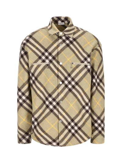 Shop Burberry Shirts In Hunter Ip Check