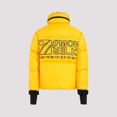 Shop Moncler Grenoble  Verdons Down Jacket Wintercoat In Yellow & Orange