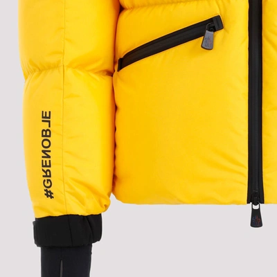 Shop Moncler Grenoble  Verdons Down Jacket Wintercoat In Yellow & Orange