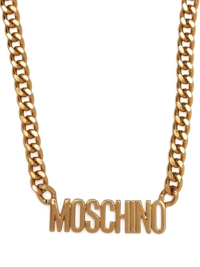 Shop Moschino Bijoux In Golden