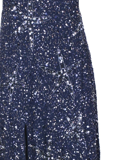 Shop Rixo London Rixo Dresses In Starfish Embellishment Blue