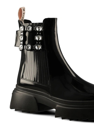 Shop Roger Vivier Boots In Black