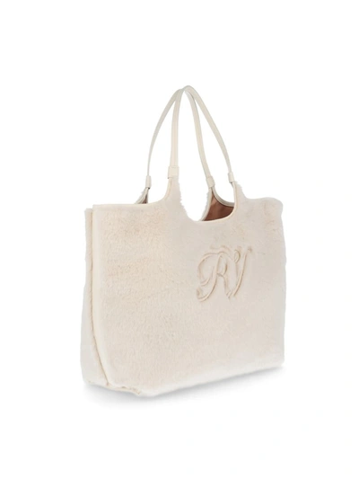 Shop Roger Vivier Handbags In Milk White