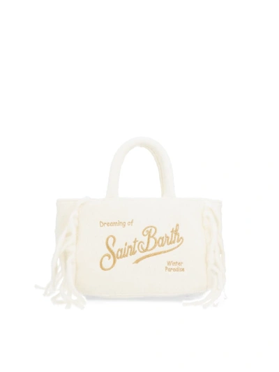 Shop Saint Barth Handbags In White