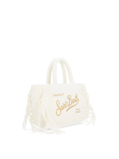 Shop Saint Barth Handbags In White