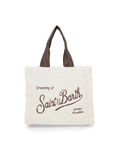 Shop Saint Barth Handbags In Fur